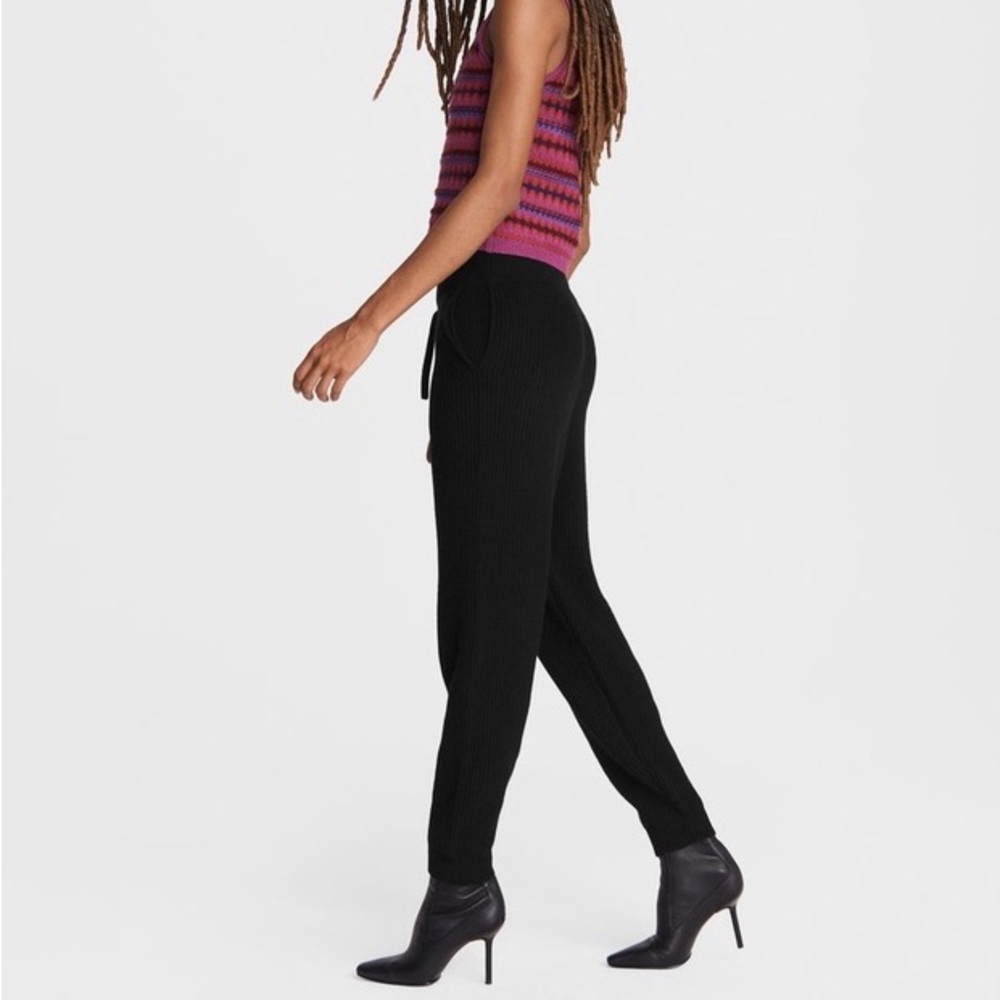 Rag & Bone elastic drawstring waistband high rise waisted skinny leg dress pants - Picture 2 of 12
